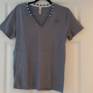 Dark Blue Striped T Shirt